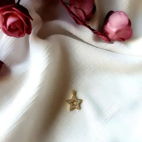 Gold Yıldız Kolye Ucu 