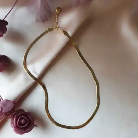 İtalyan Zincir Kalın Kolye 