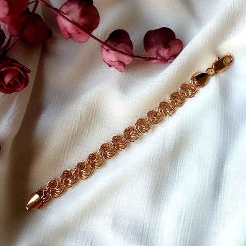 Gold Large Gül Bileklik 