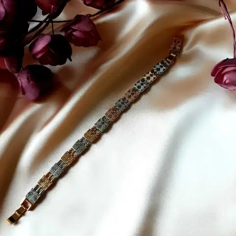 Çift Renk Labirent Bileklik 