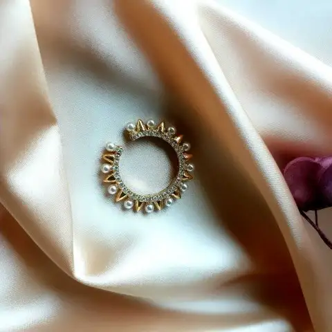 Zımba İnci Kıkırdak Küpe