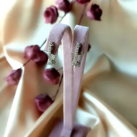 Mini Full Zirkon Küpe 