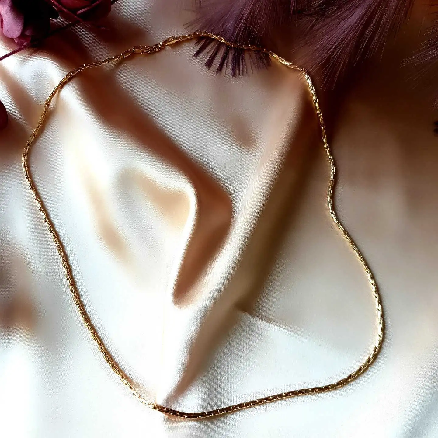 Boru Zincir 60cm Kolye 