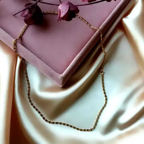 Retro Zincir İnce 60cm Kolye 