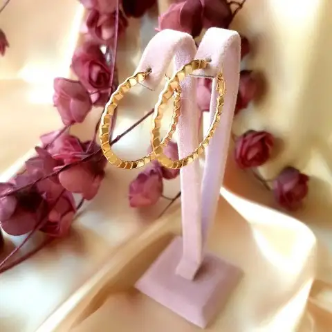 Tırtık Halka Küpe 