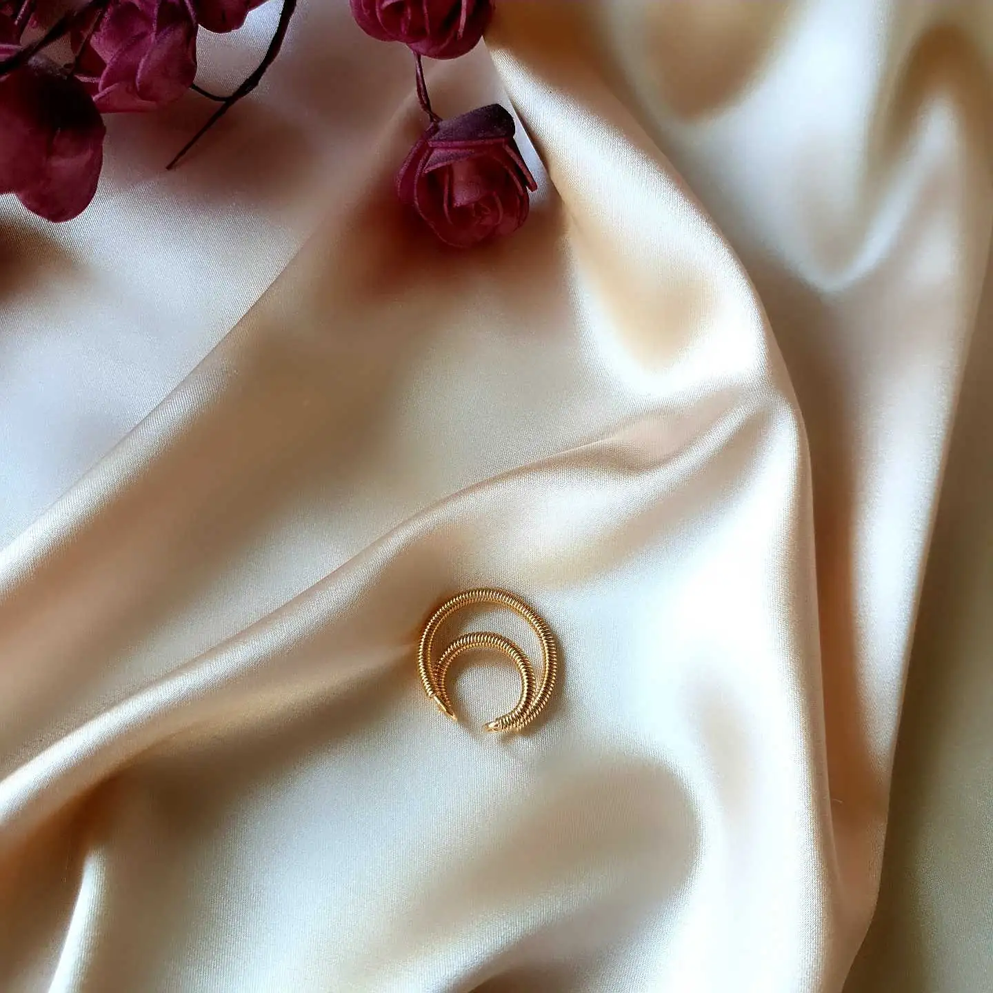 Çift Halka Kıkırdak Küpe