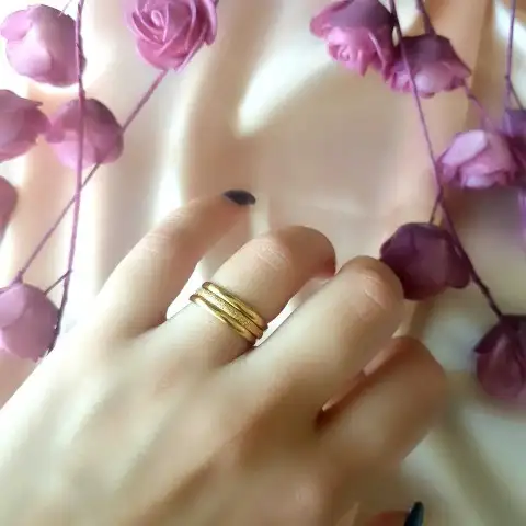 3 parça Alyans Yüzük 