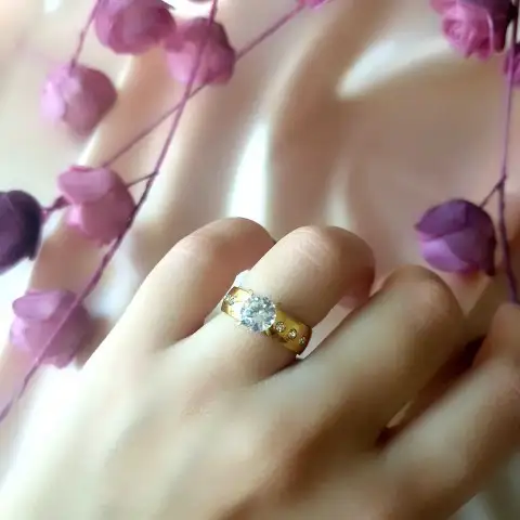 Taş Montür Tek Taş Yüzük 