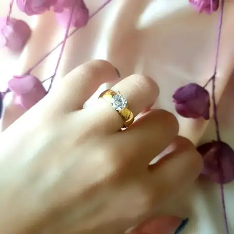 Tek Taş Alyans Yüzük 