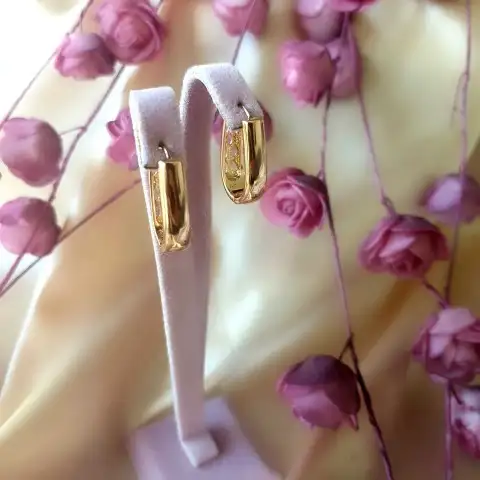 Oval Tasarım Özel Seri Küpe 