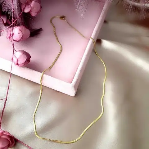 İnce İtalyan Zincir Kolye 