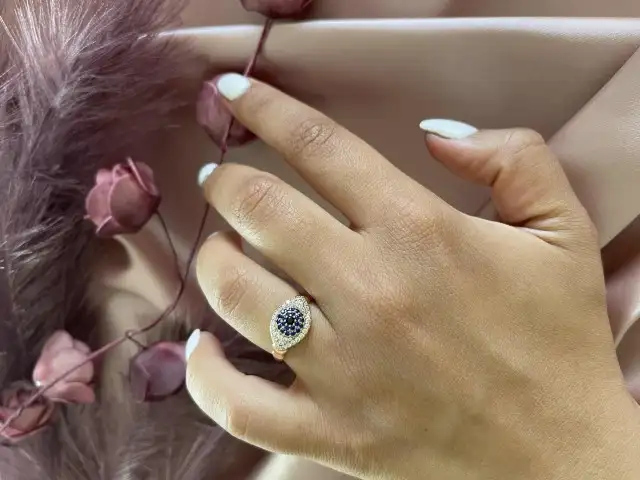 Nazar göz özel seri yüzük 