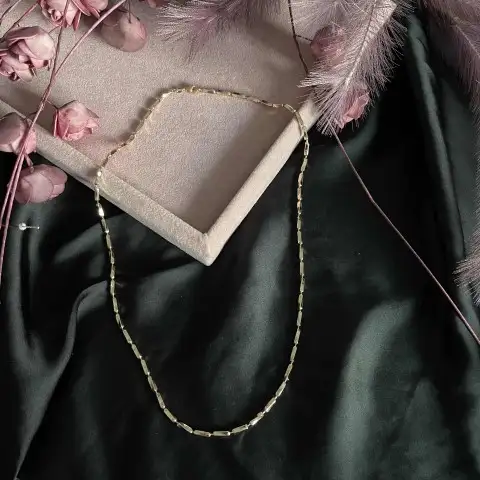 Boru ezme özel seri kolye 60cm