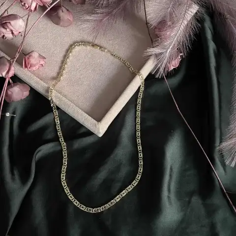 60cm vintage zincir özel seri kolye 