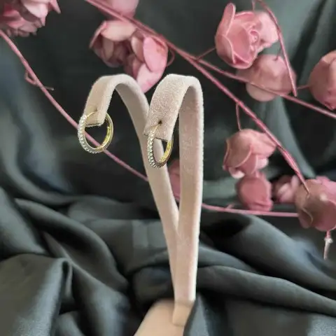 mini zirkon halka vip küpe 