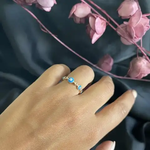 nazar özel seri yüzük 