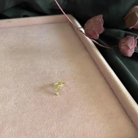 taç kıkırdak küpe 