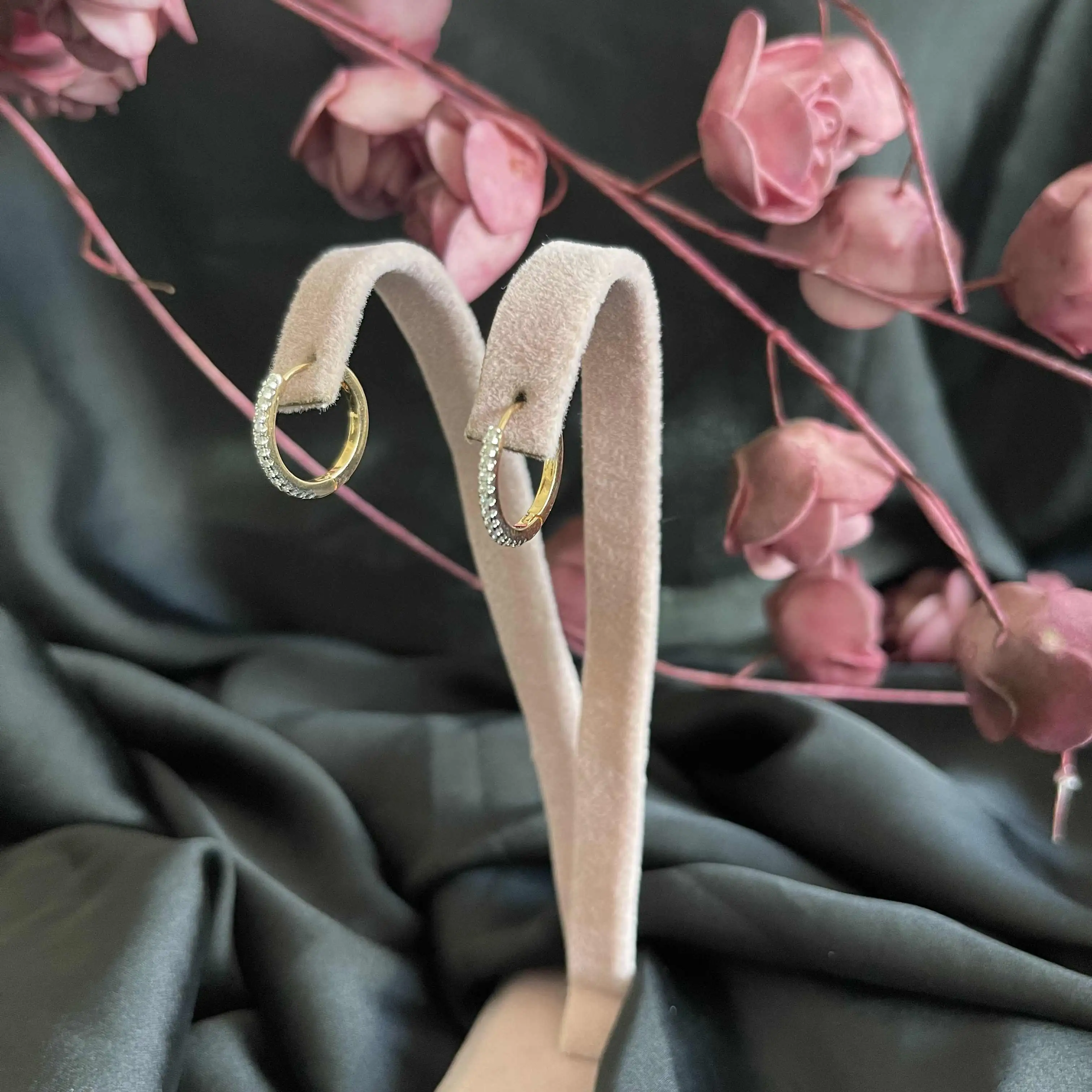 mini zirkon halka vip küpe 