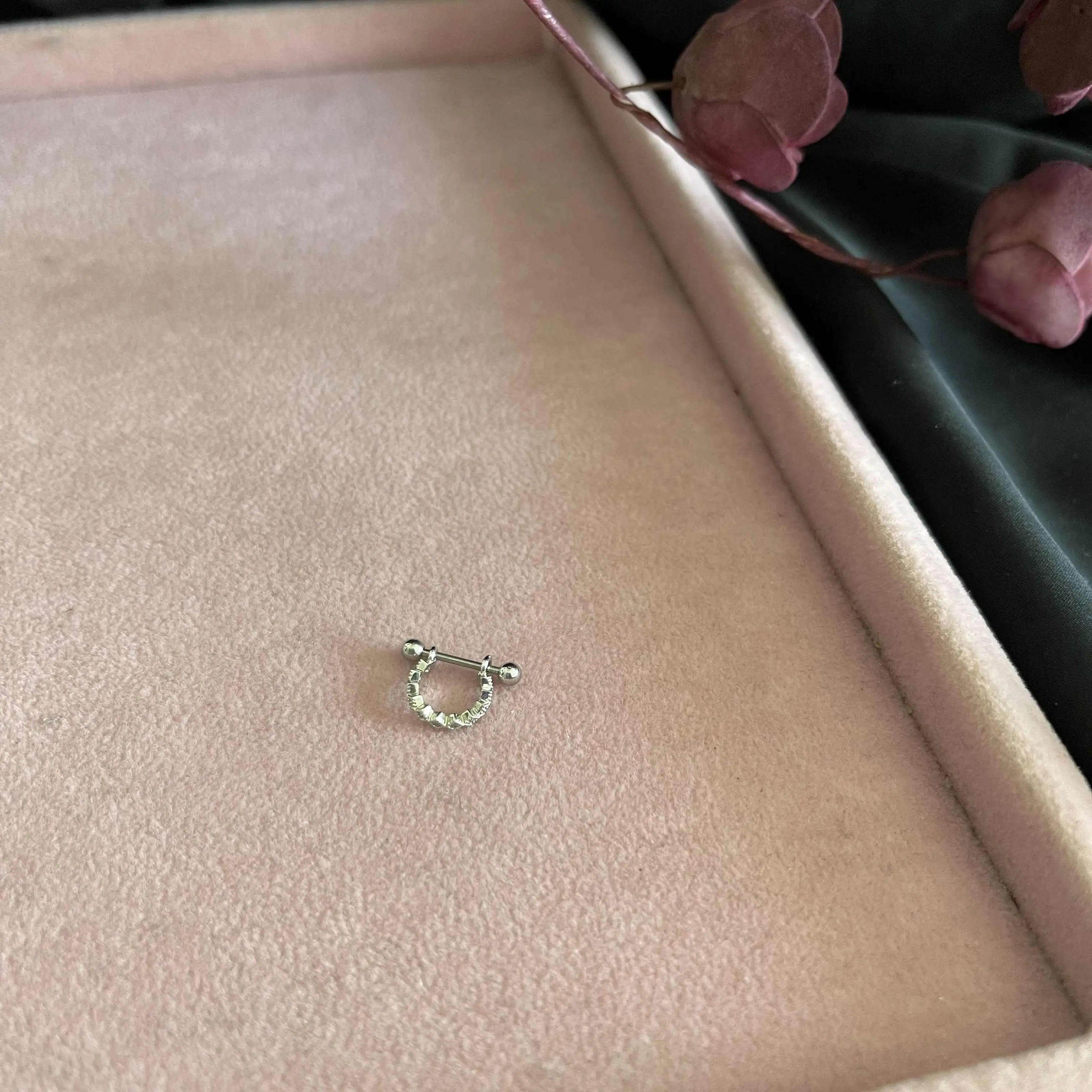 gümüş halka piercing